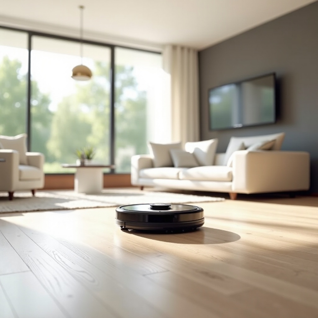 melhor robô aspirador para pisos LVP