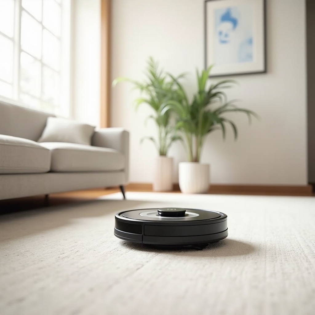 roomba se déplace sans aspirer