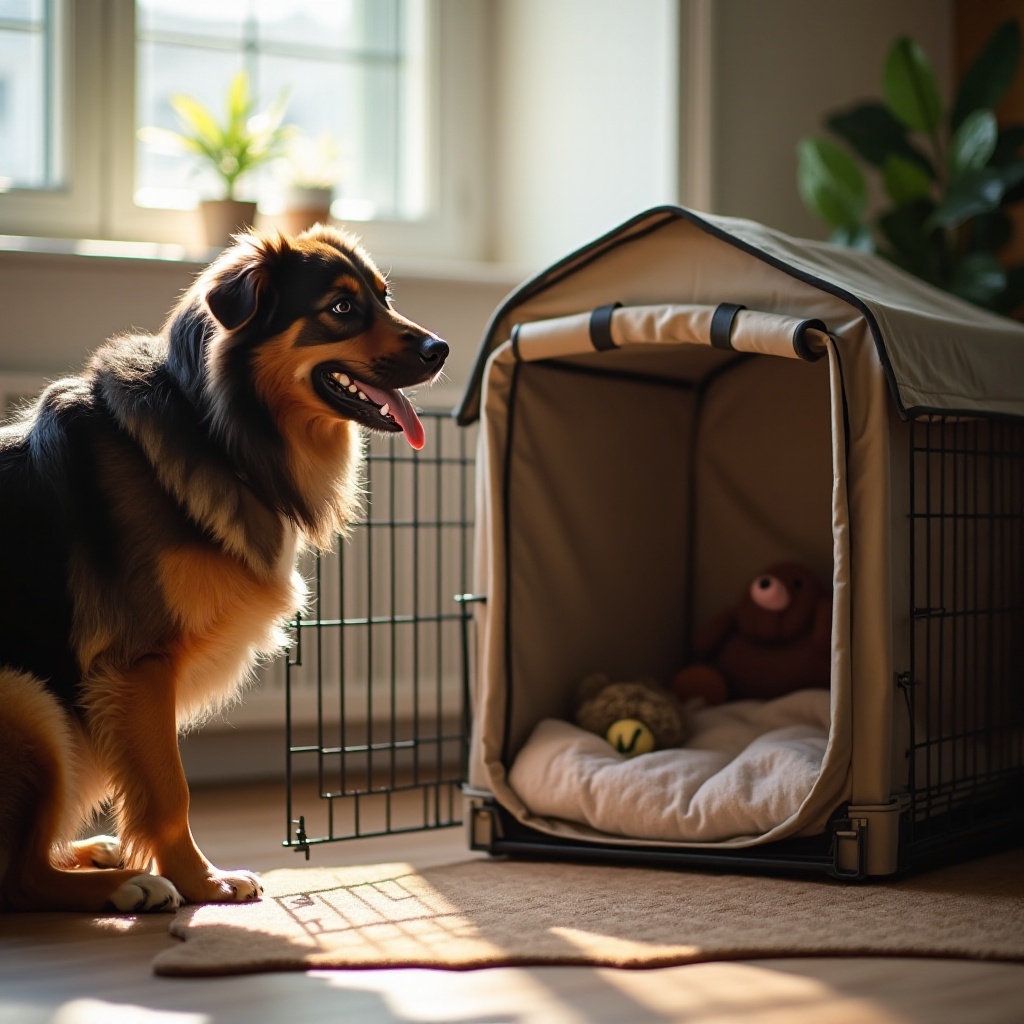 pouvez-vous entraîner un chien plus âgé à la cage