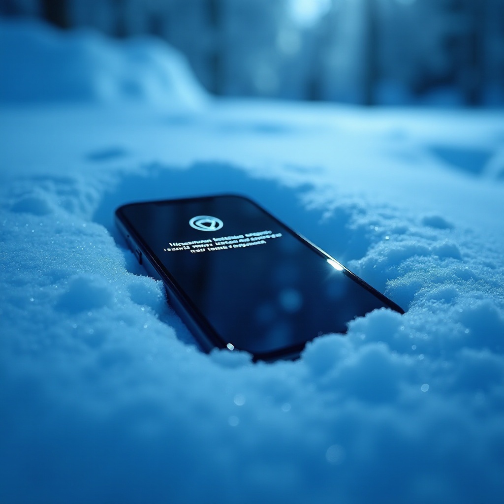 La température de votre téléphone est trop basse