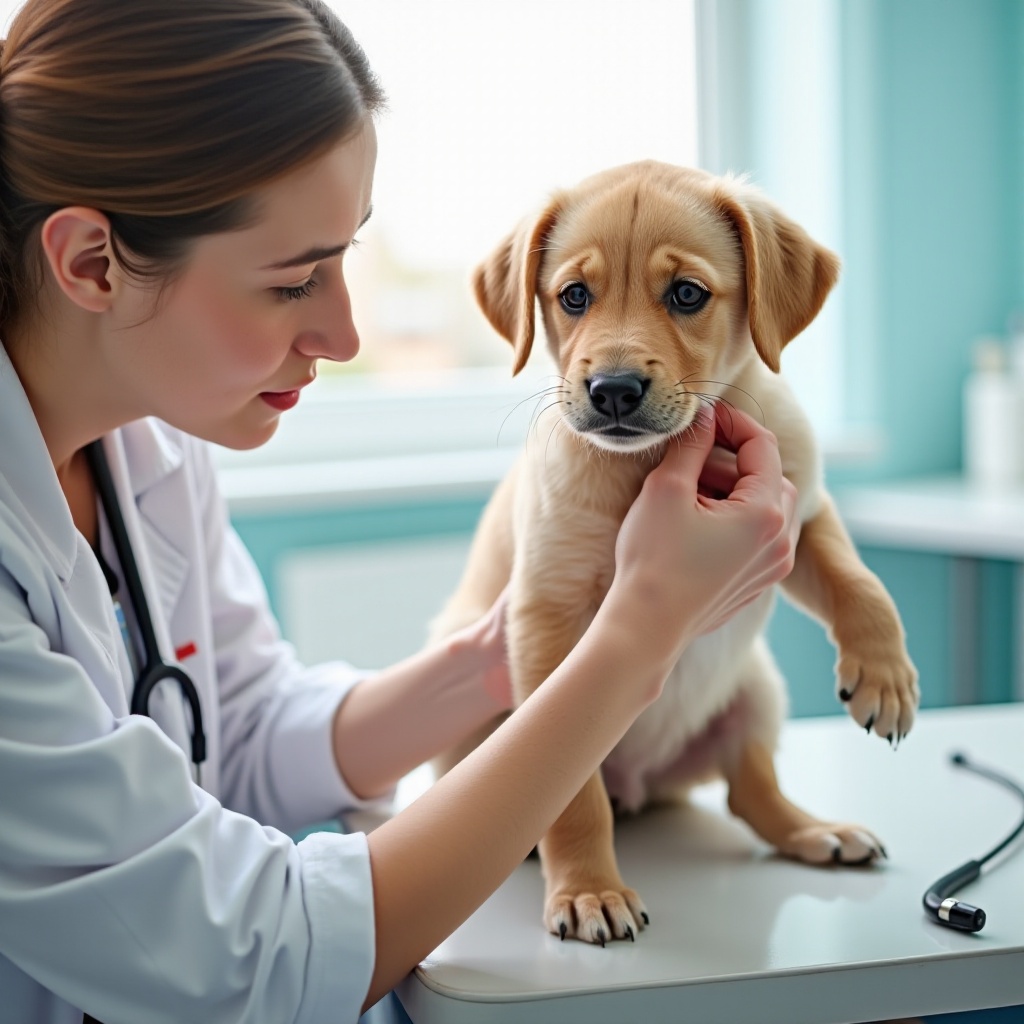 Flohbisse bei Welpen