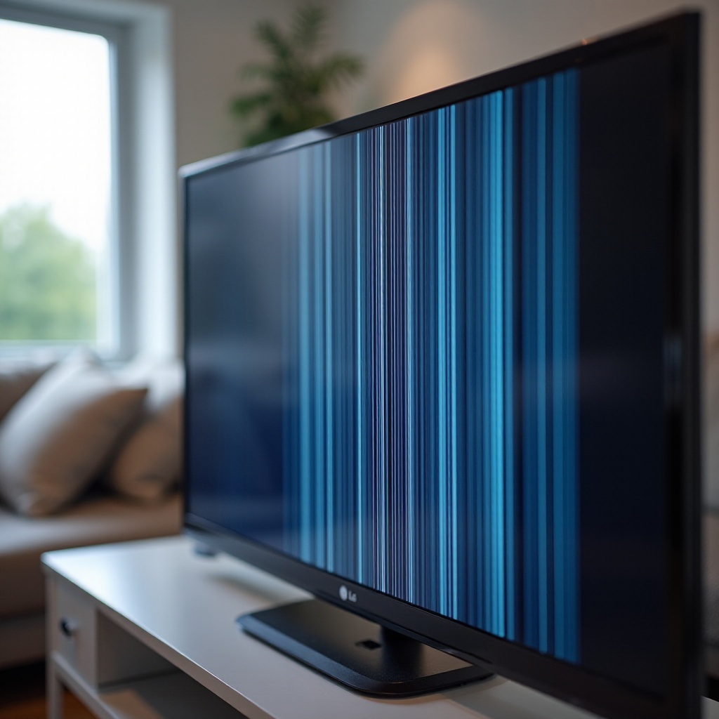 lg tv vertical lines on screen