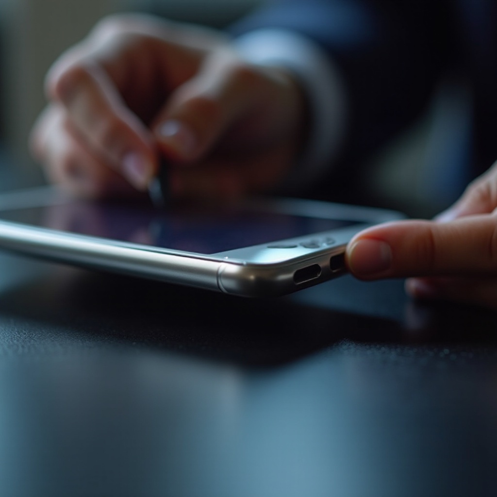 wie man den USB-Anschluss des Telefons reinigt