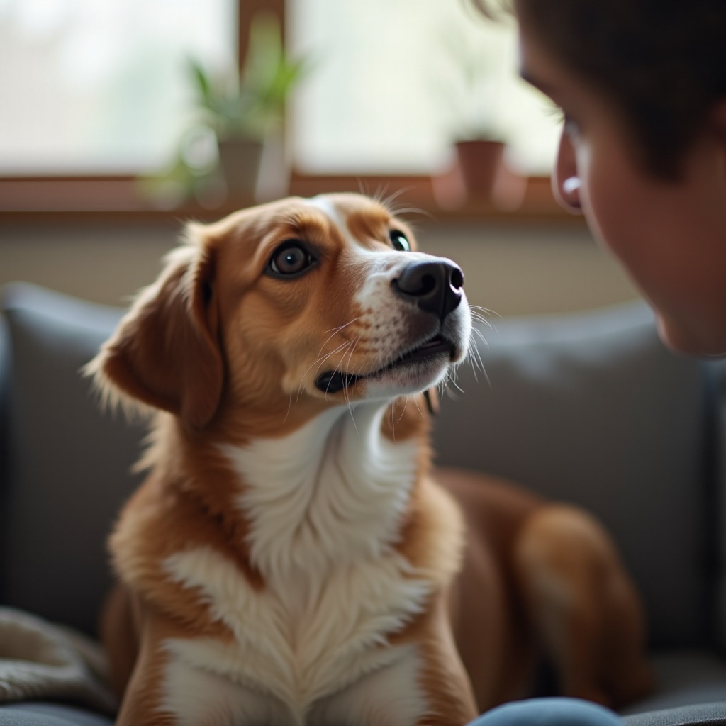 por qué mi perro simplemente se sienta y me mira