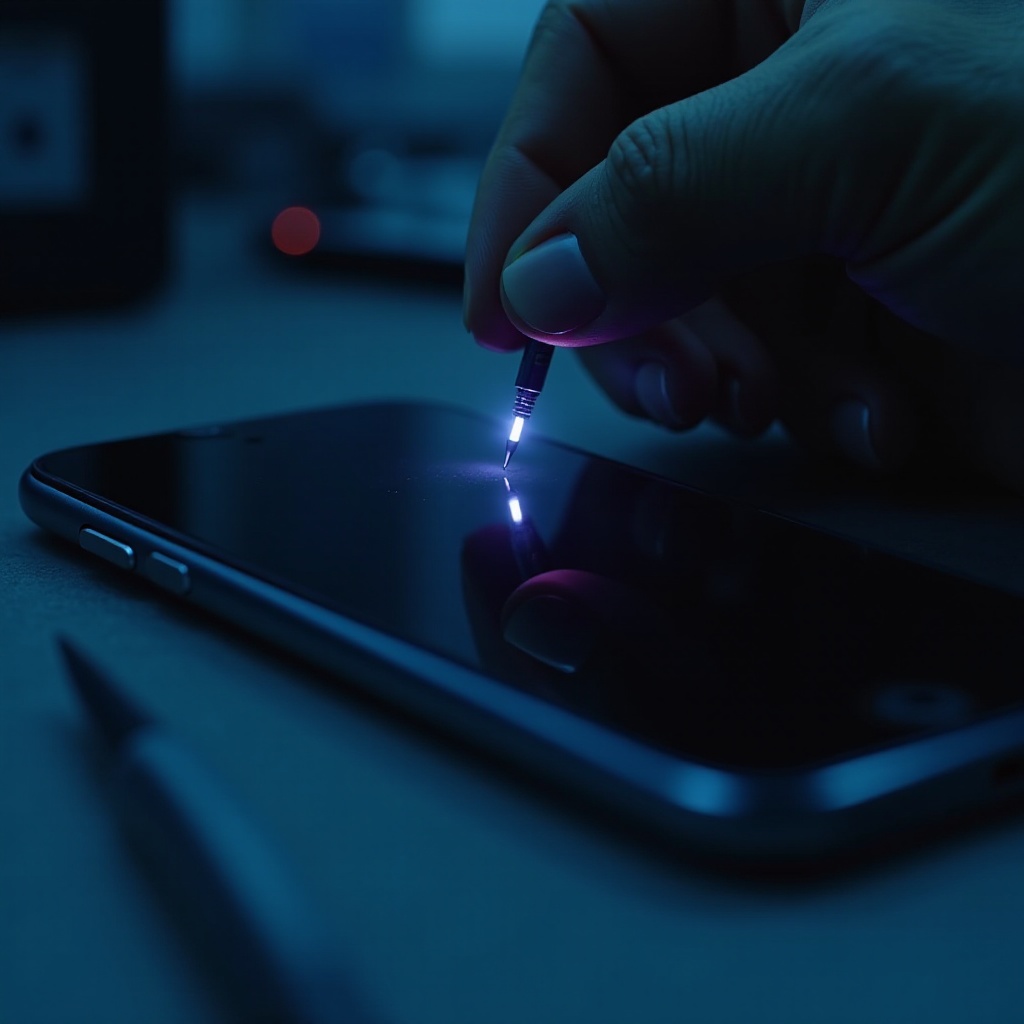 iphone screen works for 2 seconds then goes black