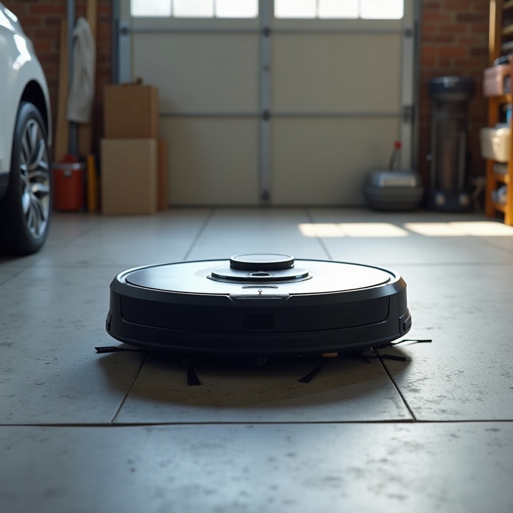 meilleur aspirateur robot pour sols de garage