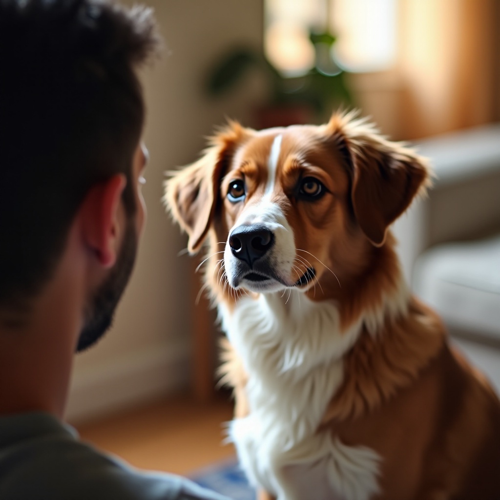 pourquoi mon chien se contente-t-il de s'asseoir et de me regarder