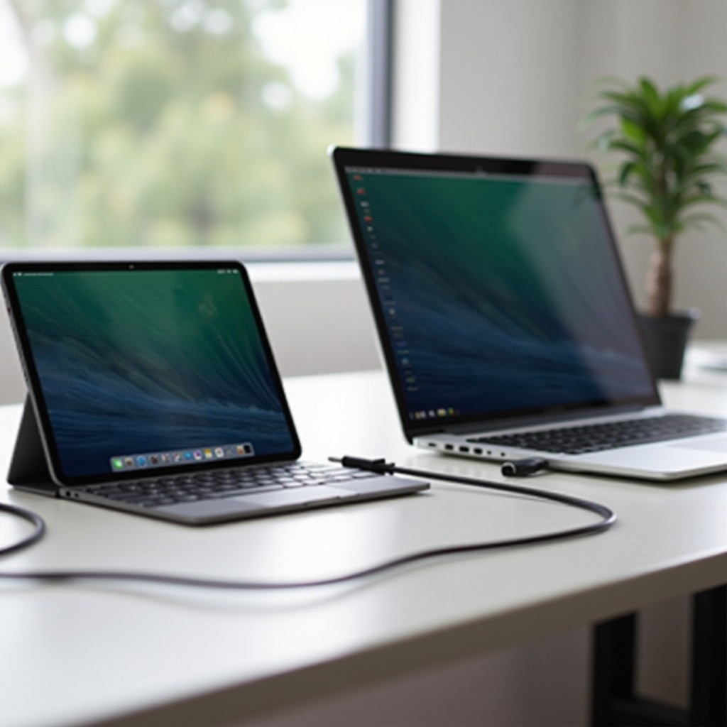 come collegare un iPad Pro di Apple a un laptop Lenovo