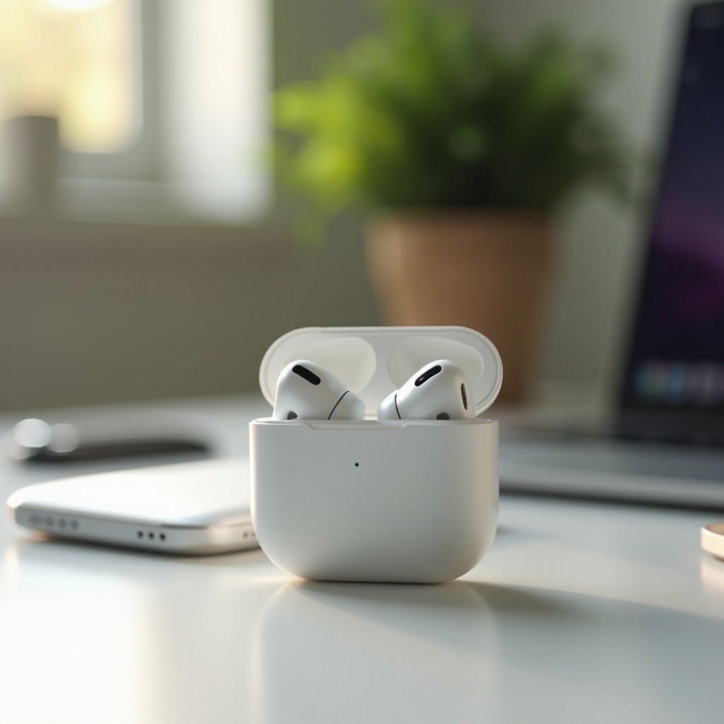 um AirPod não está carregando