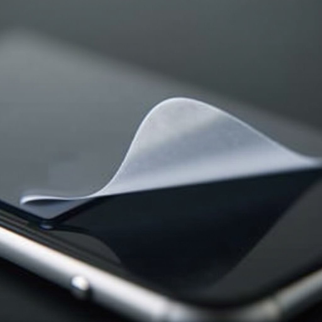 come rimuovere una protezione per lo schermo da un iPhone