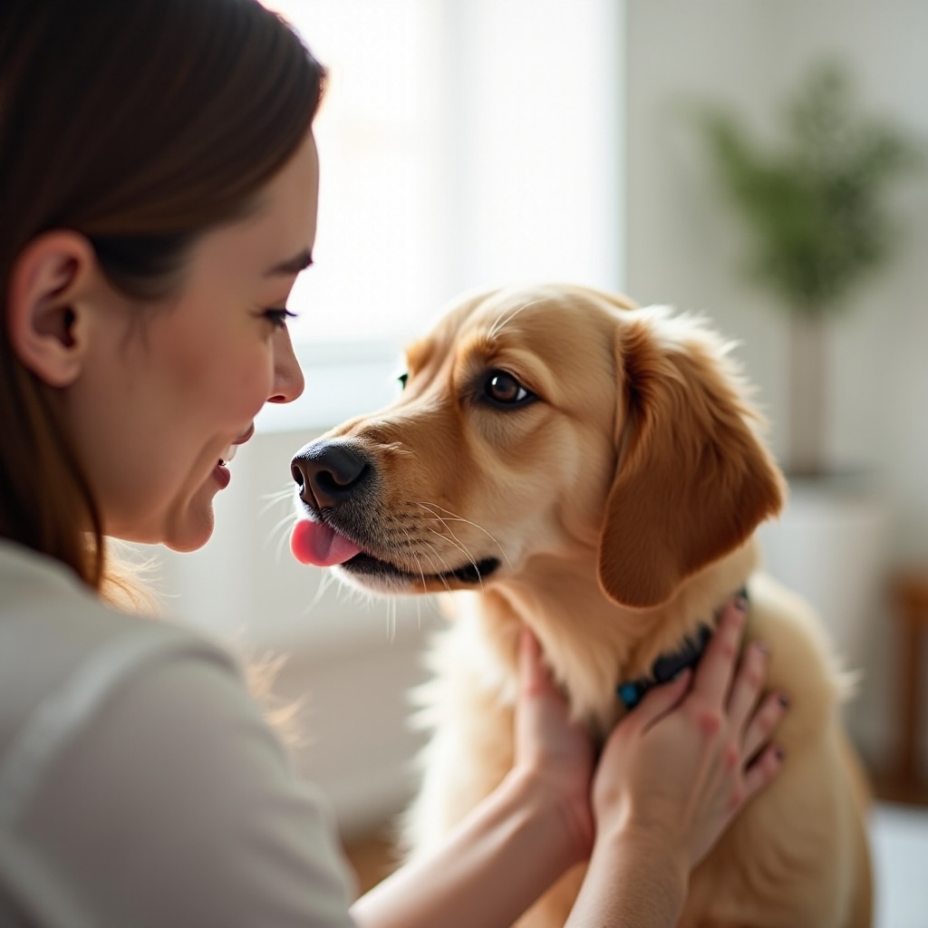 o cão continua a lamber o ânus após a tosa