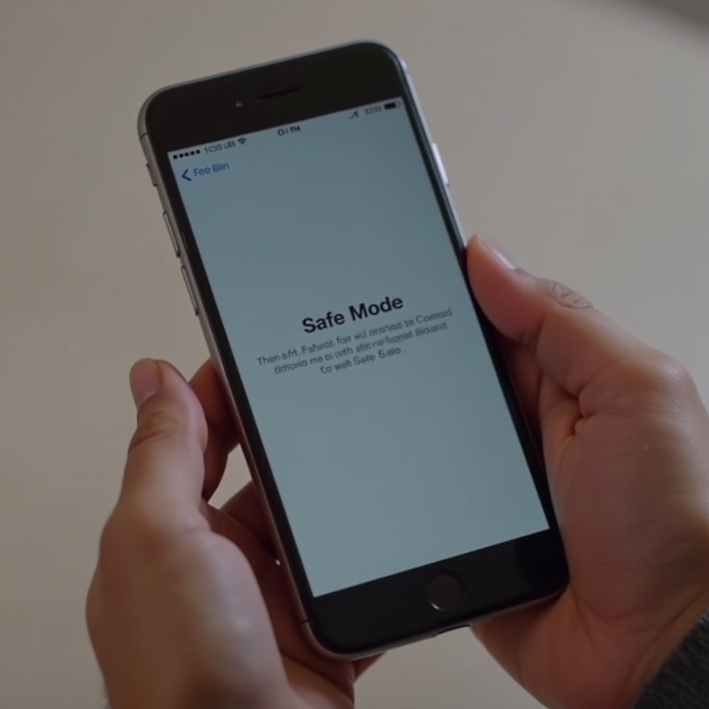 wie man den abgesicherten Modus auf dem iPhone aktiviert
