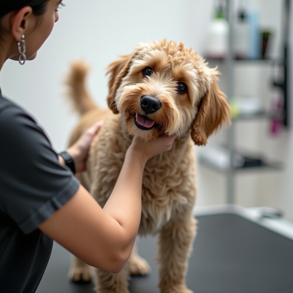 le chien continue de se lécher l'anus après le toilettage