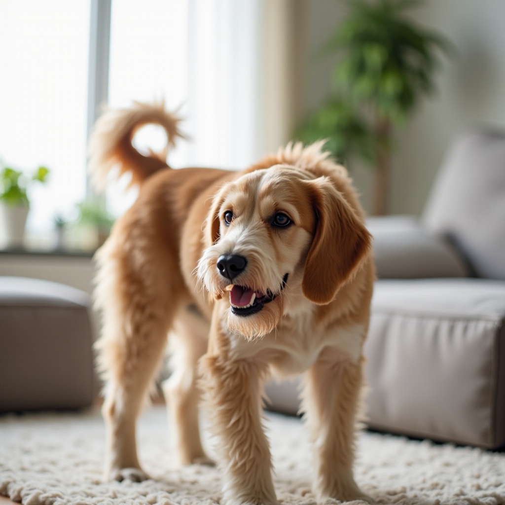 koira nuolee peräaukkoa edelleen hoidon jälkeen