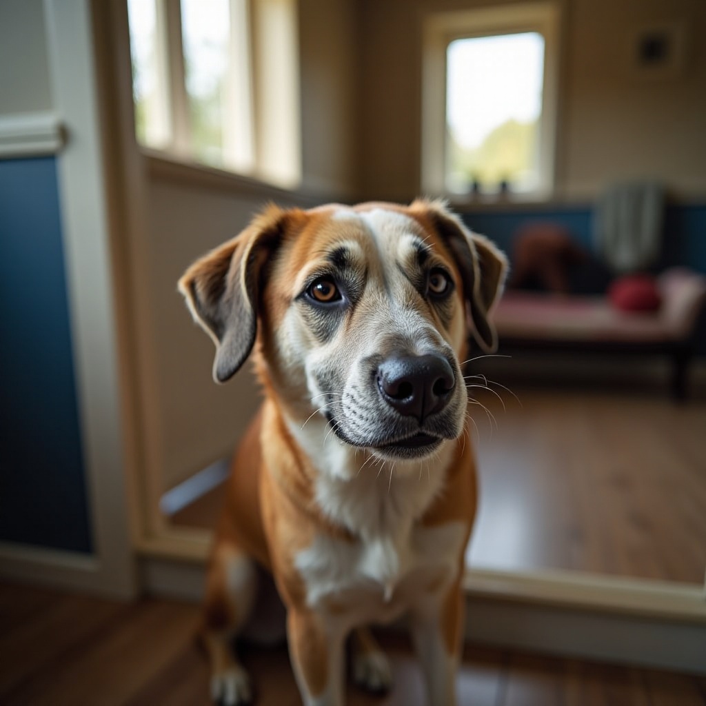 können Sie einen älteren Hund an die Hundebox gewöhnen