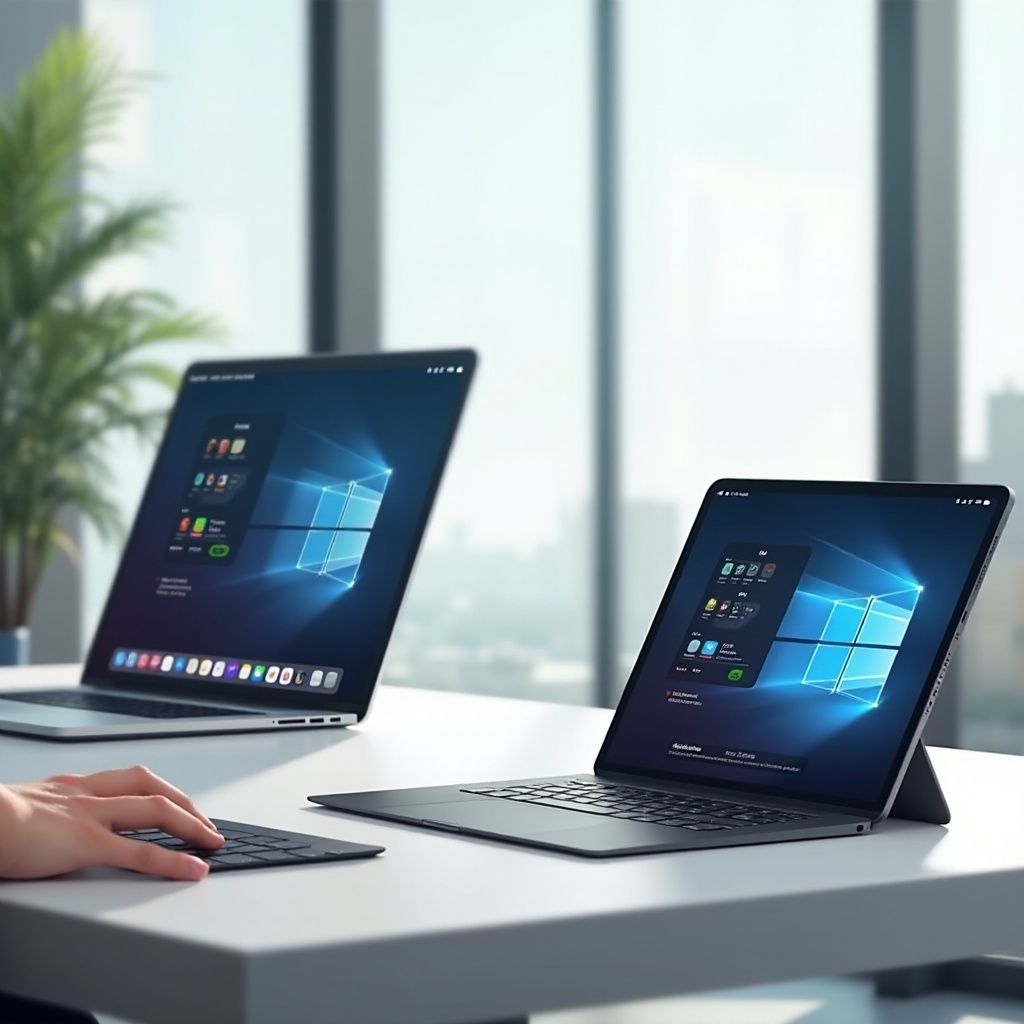 wie man ein Apple iPad Pro drahtlos mit einem Lenovo Laptop verbindet