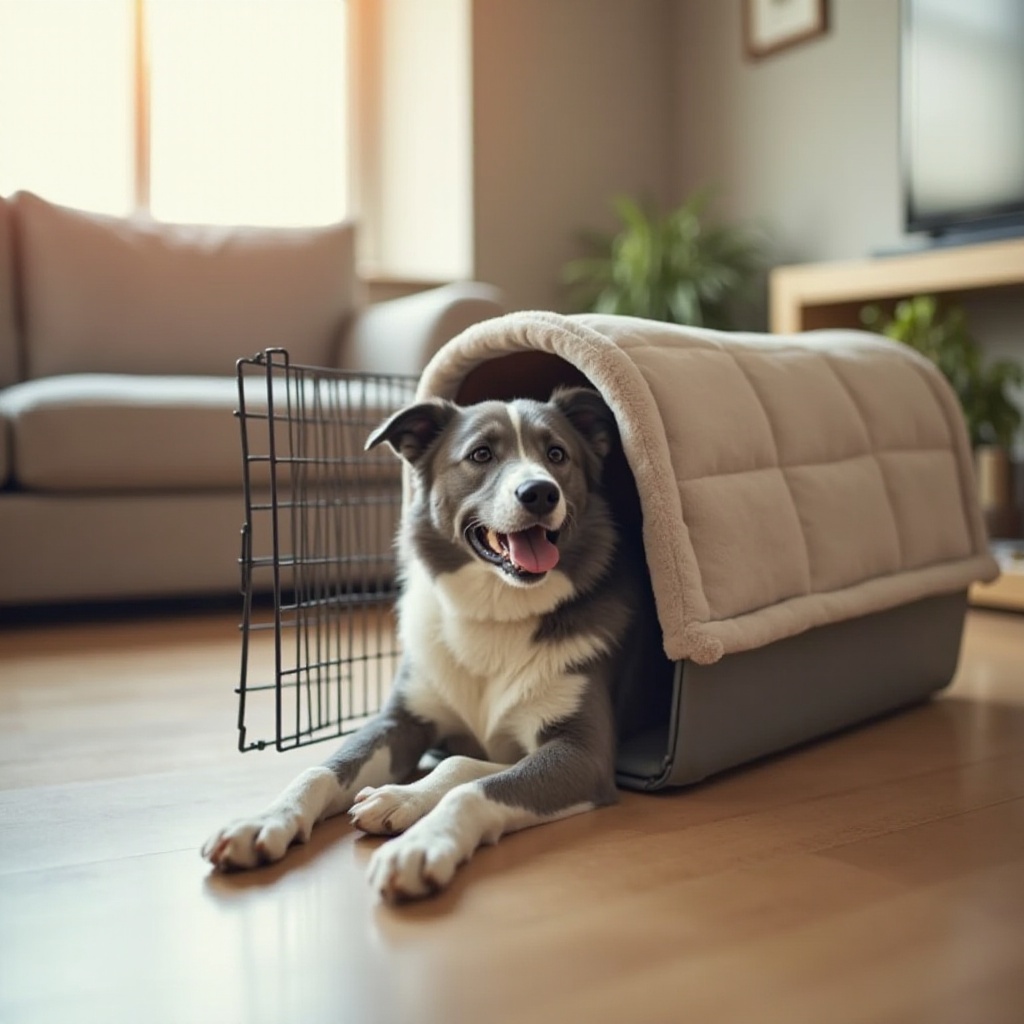 kun je een oudere hond in een bench trainen