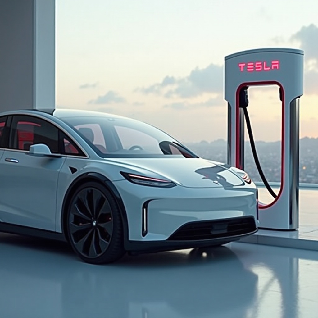 zou ev9 de tesla super supercharger kunnen gebruiken