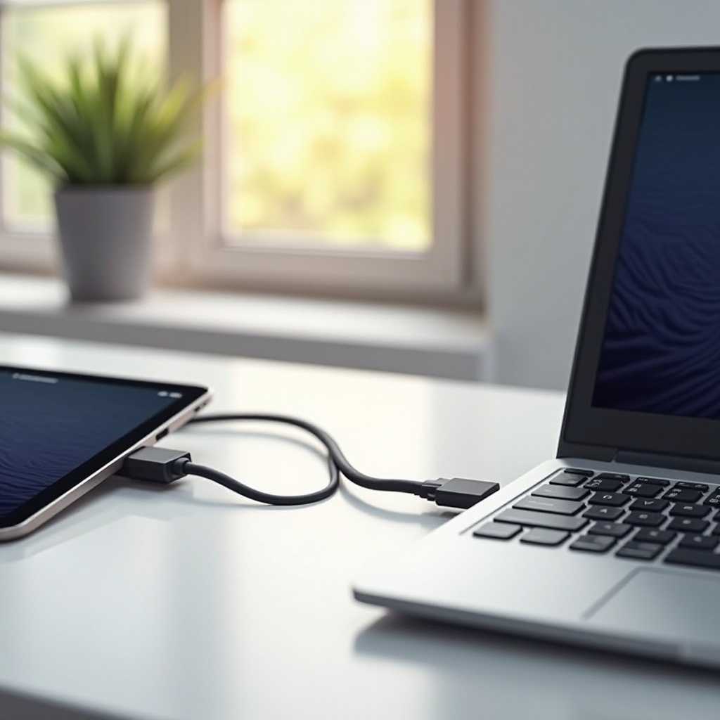 how to connect apple ipad pro to lenovo laptop