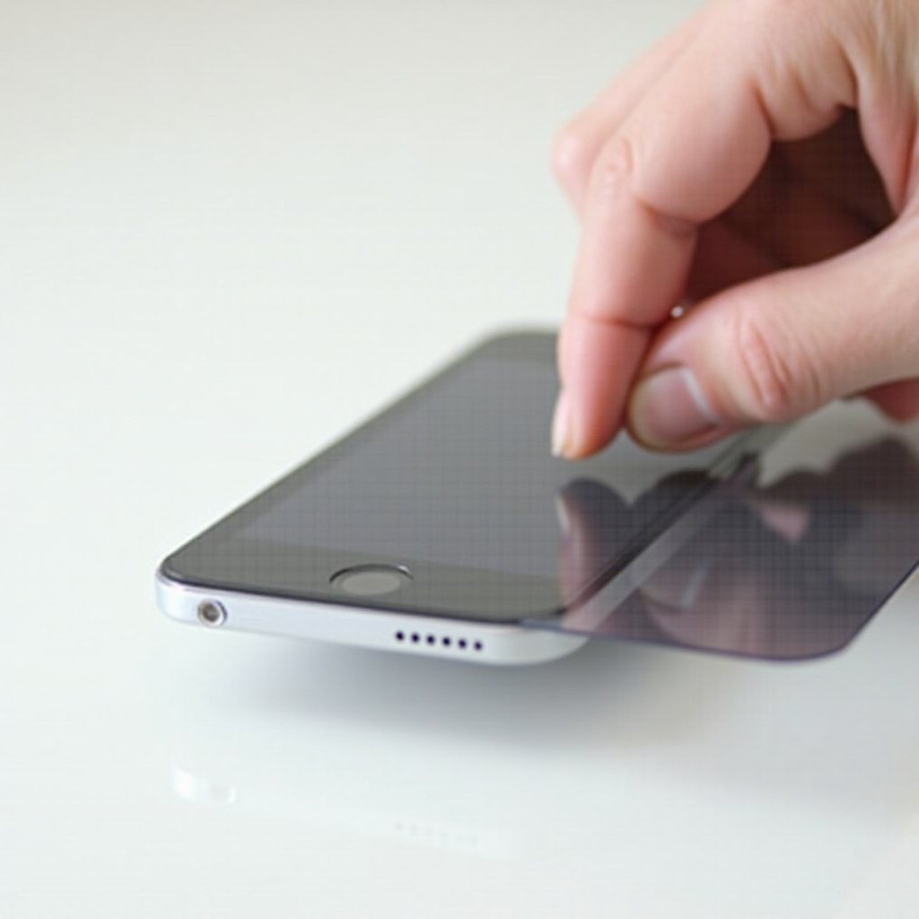 hoe je een schermbeschermer van een iPhone verwijdert