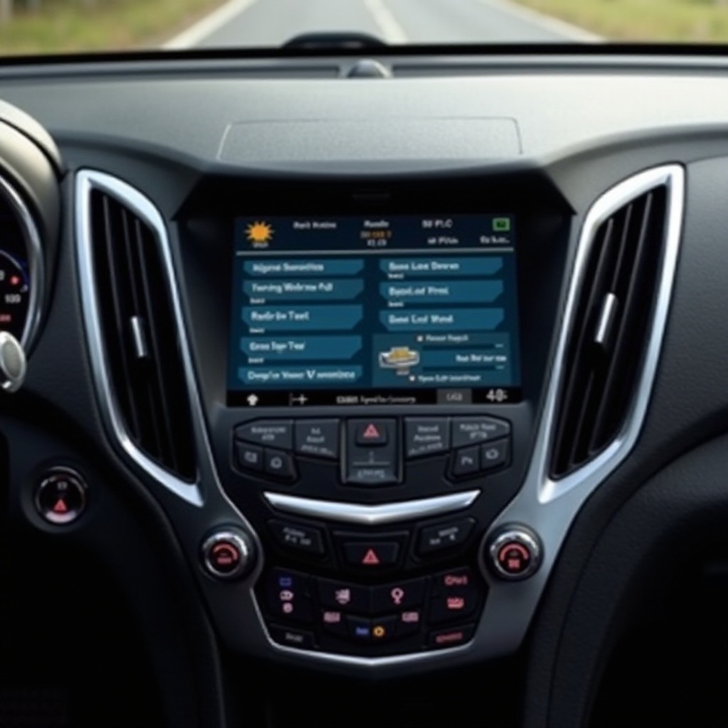 display del cruscotto Chevy Equinox