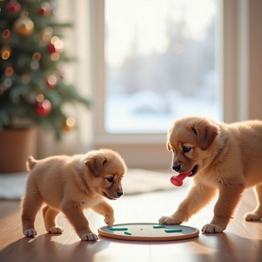 winter puppy zindelijkheidstraining