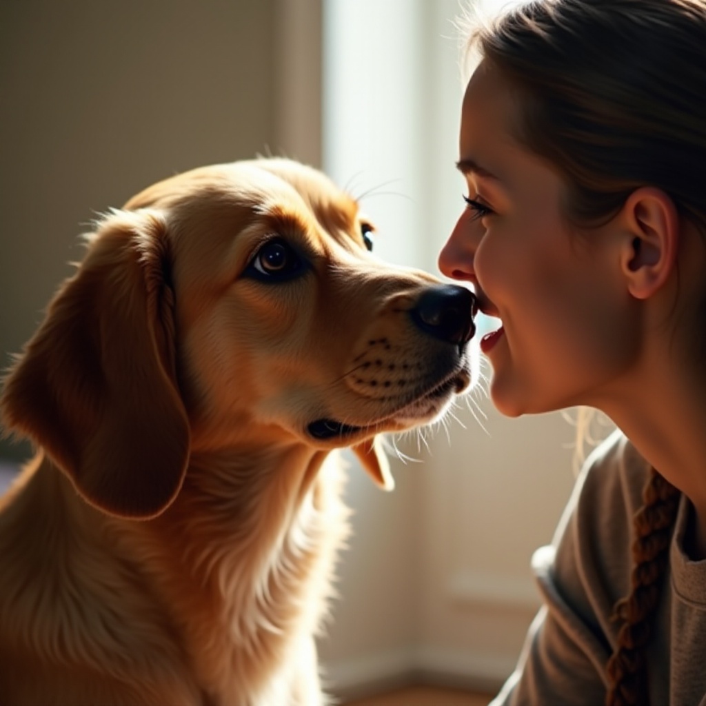 warum sitzt mein Hund nur da und starrt mich an