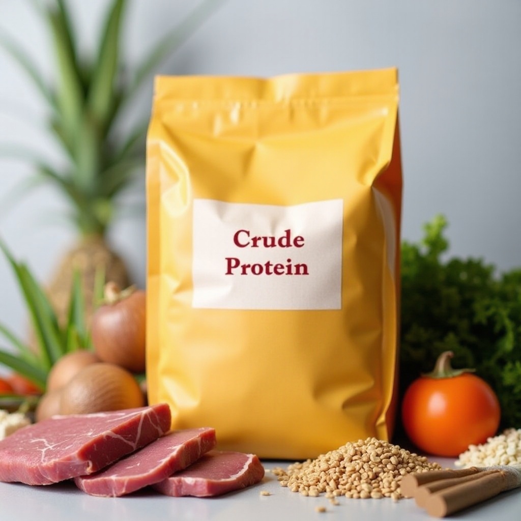 what is crude protein in dog food