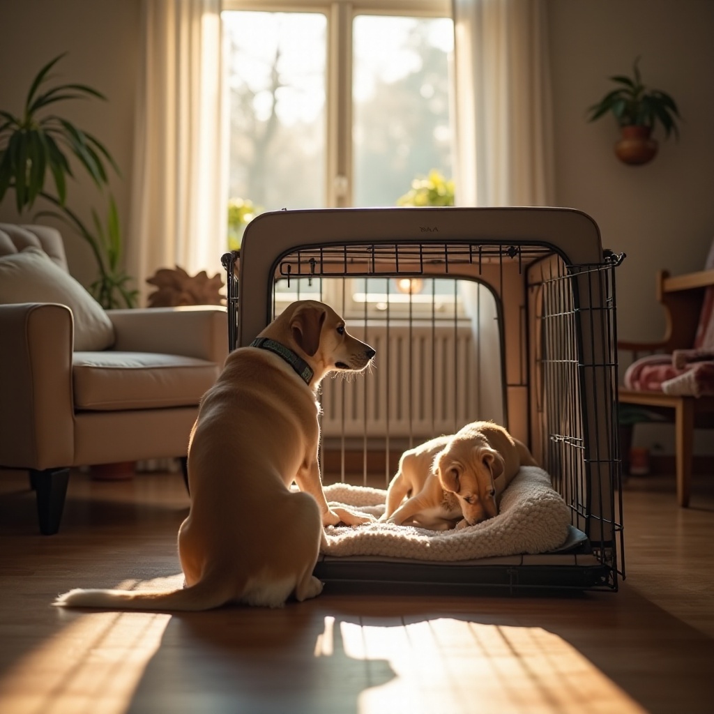 puoi addestrare un cane più anziano a usare il trasportino