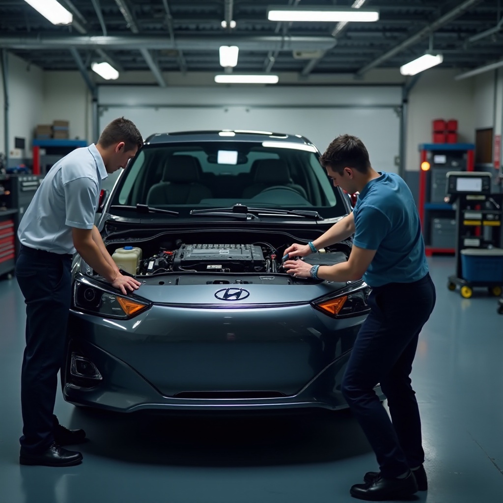 sostituzione della batteria 12v dell'ioniq 5