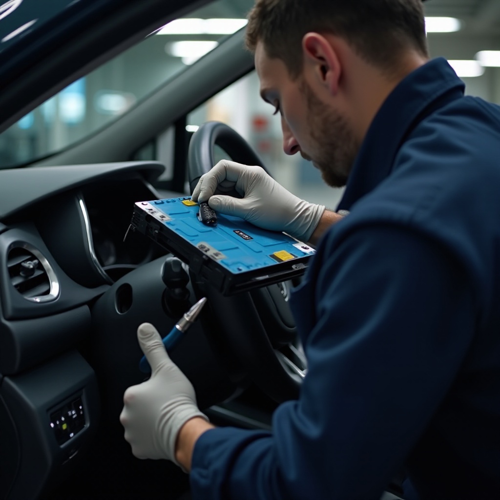 remplacement de la batterie 12v de l'ioniq 5