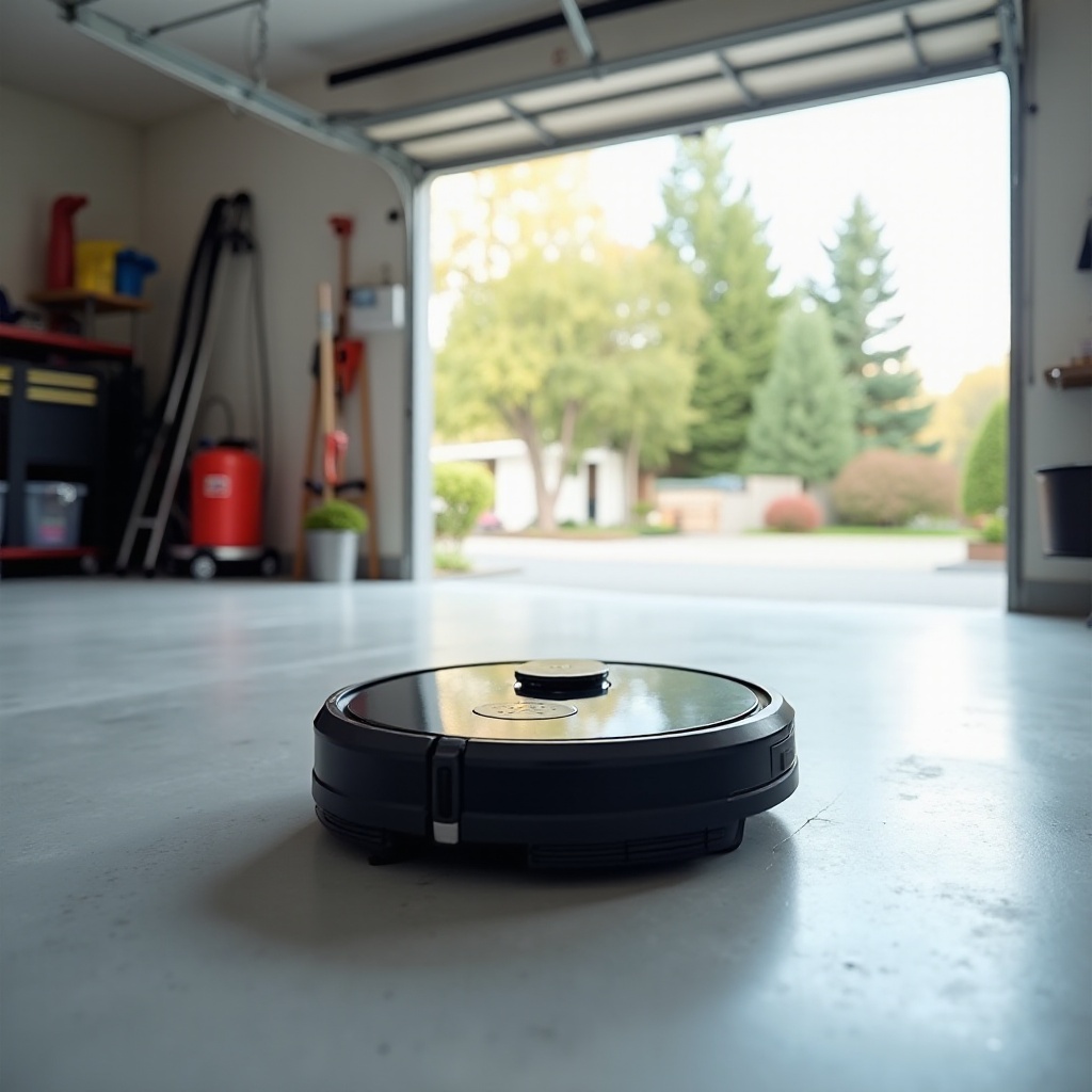 mejor robot aspirador para suelos de garaje