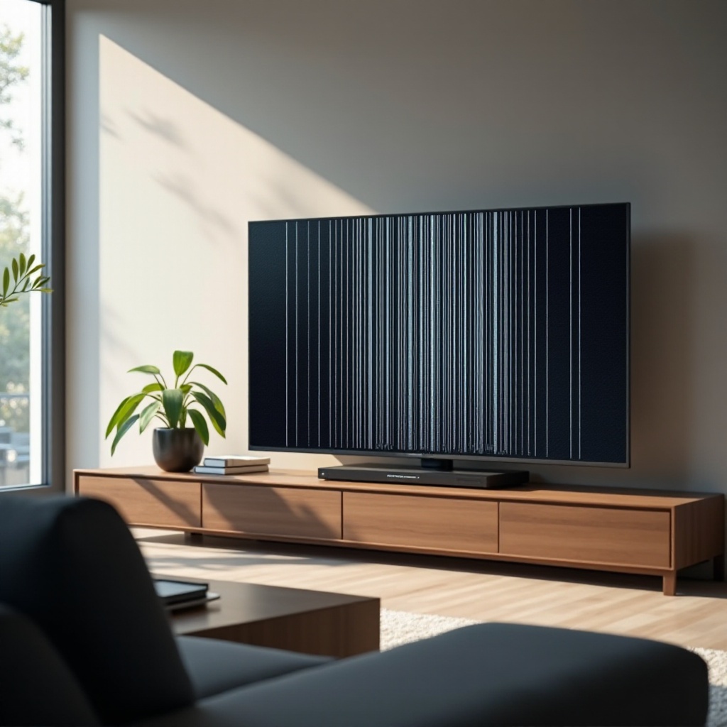 cosa causa linee verticali sullo schermo della TV