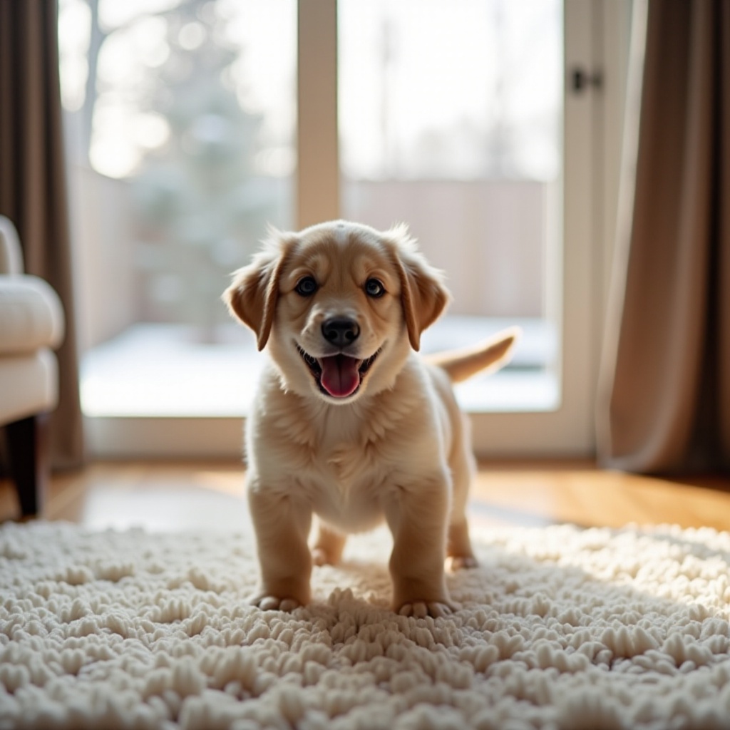 winter puppy potty training