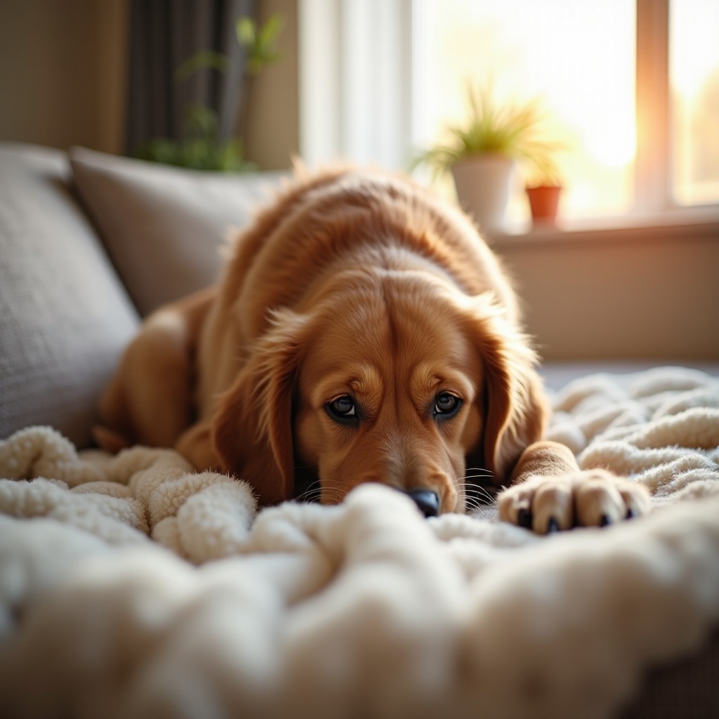 why do dogs dig in blankets