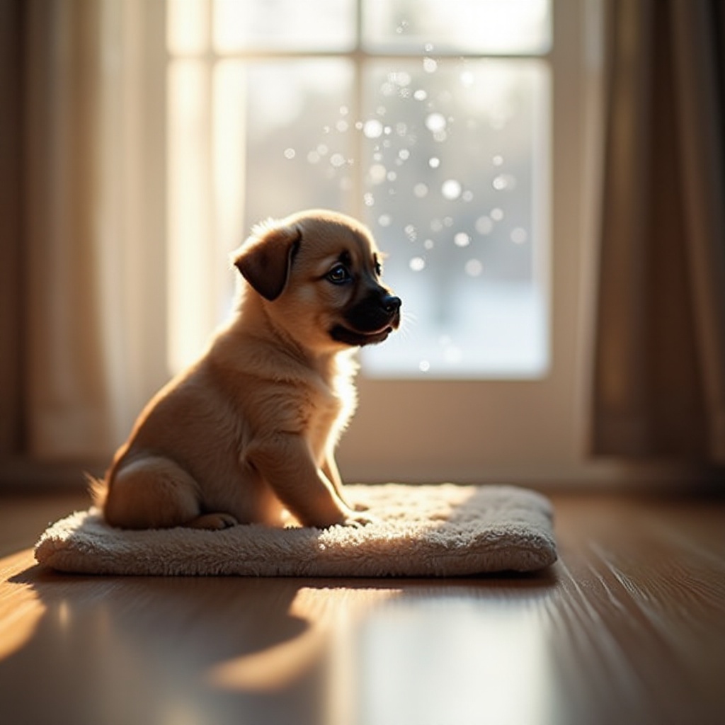 winter puppy potty training