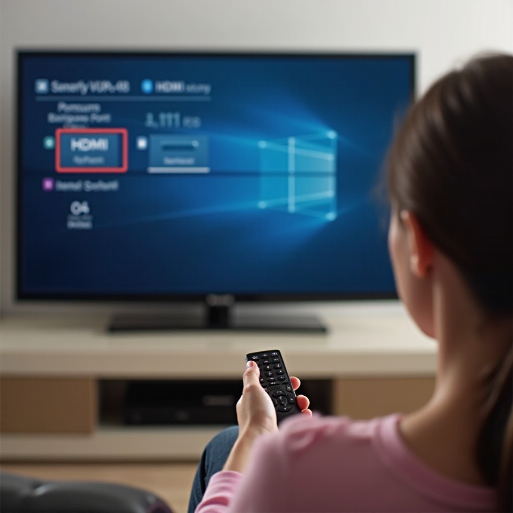 cómo llegar a hdmi en tv samsung