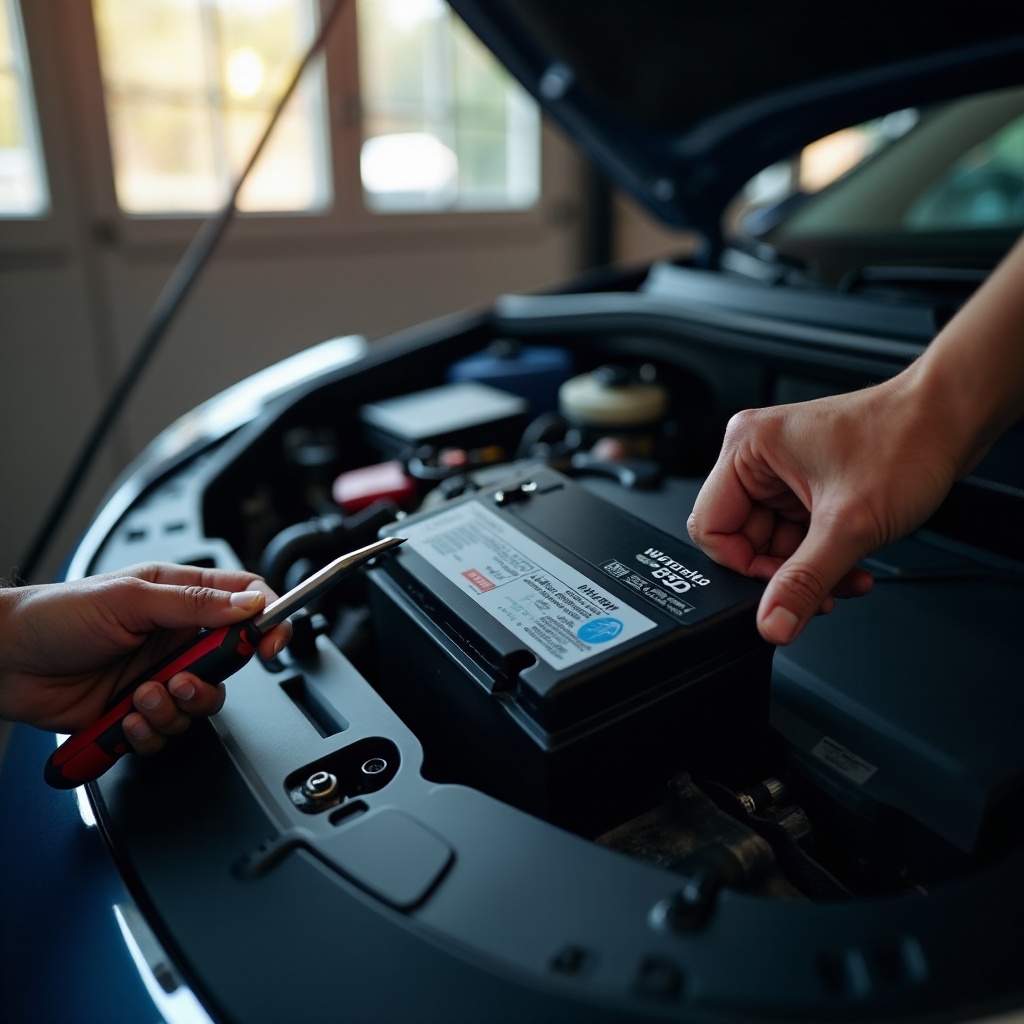 vervanging van de 12v-batterij van de ioniq 5