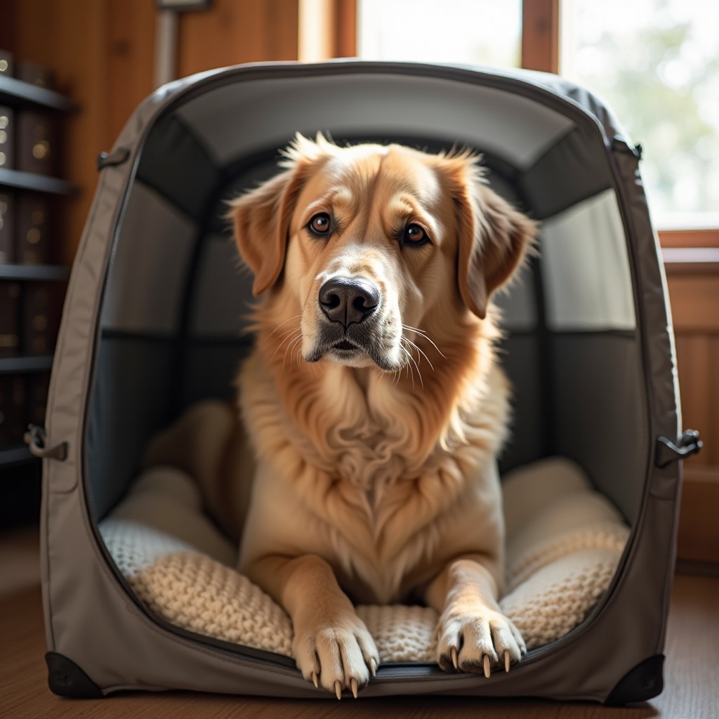 kun je een oudere hond in een bench trainen