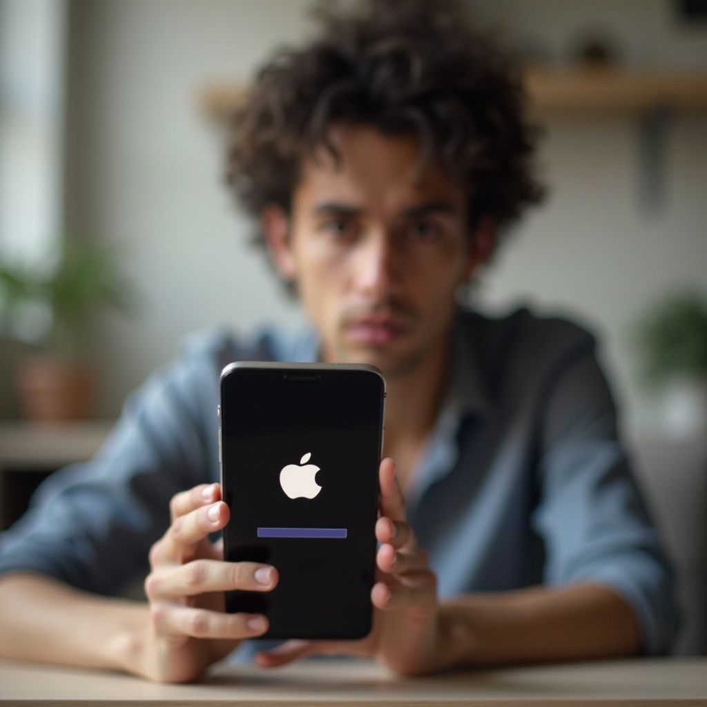 iPhone bloqué sur le logo Apple et la barre de chargement