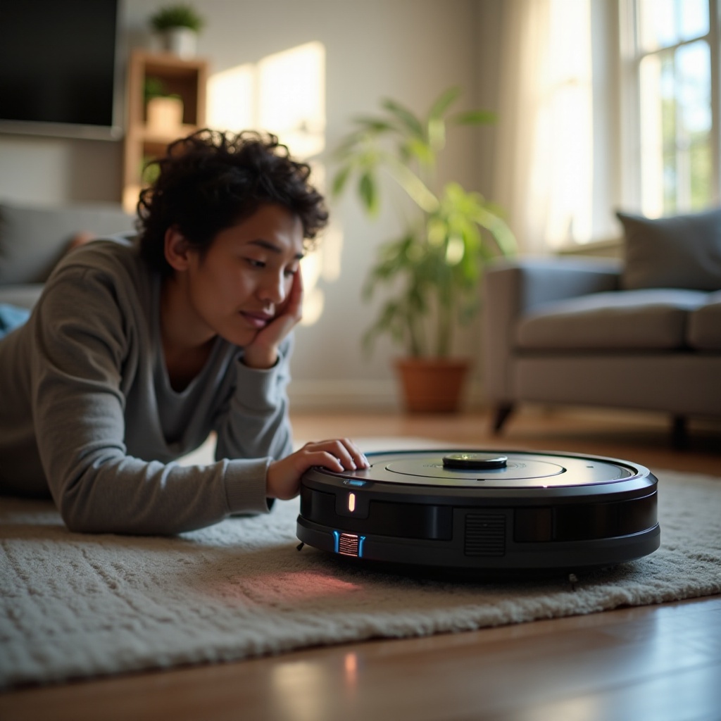 Roomba liikkuu mutta ei imuroi