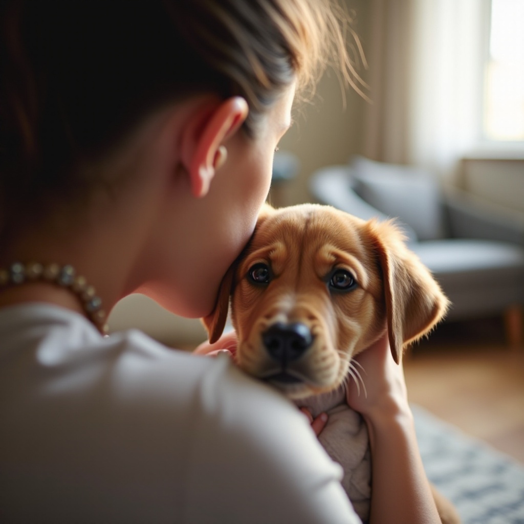 de puppy heeft overgegeven