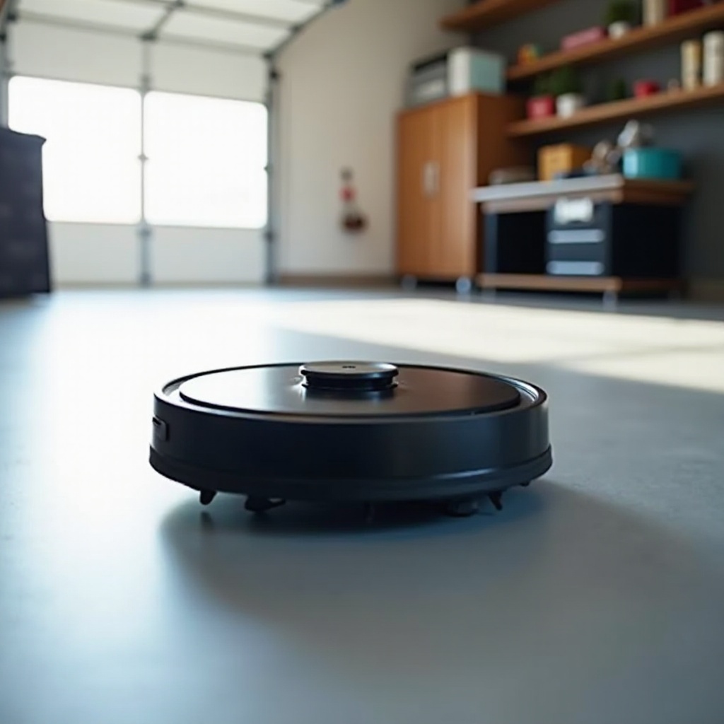 meilleur aspirateur robot pour sols de garage