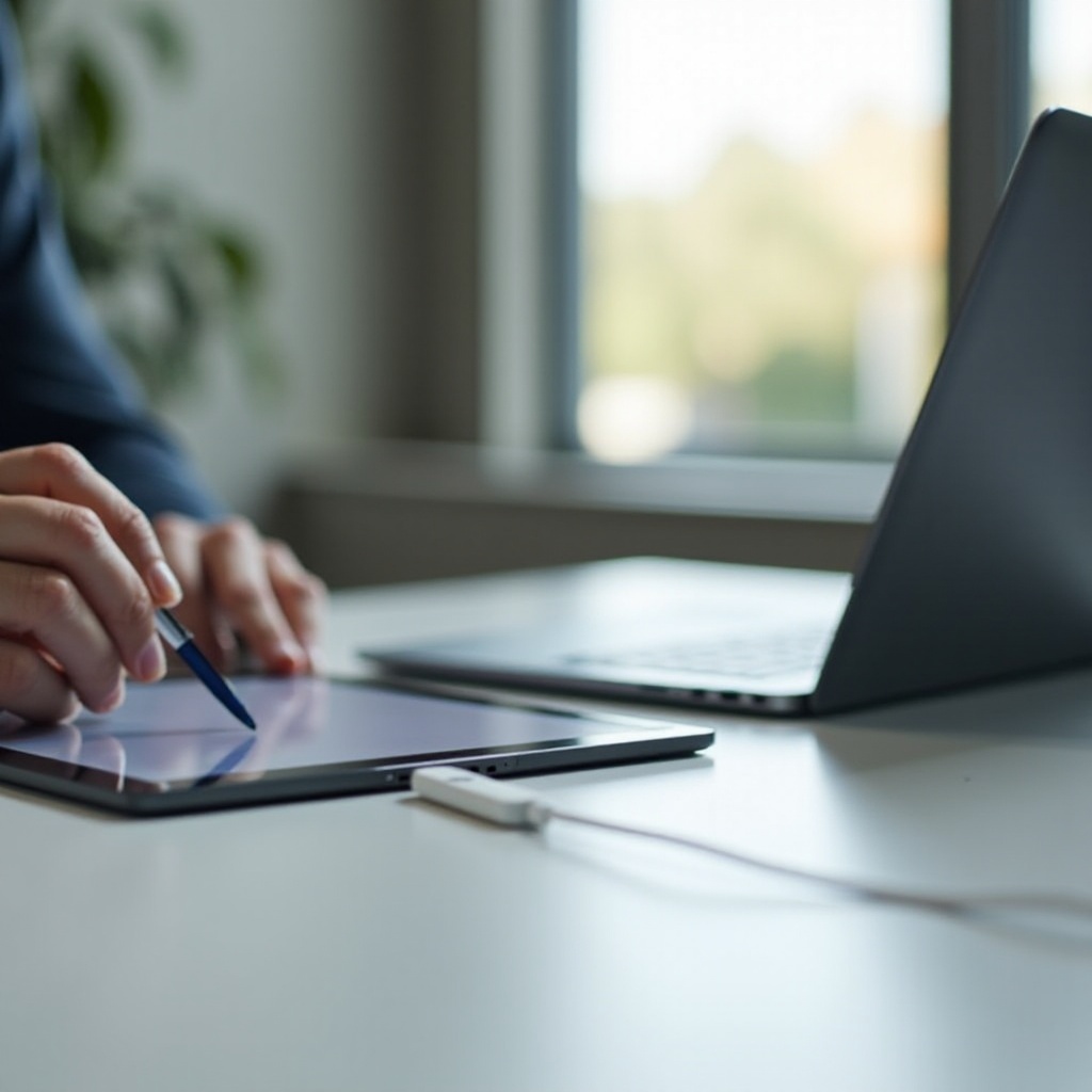hoe een Apple iPad Pro op een Lenovo laptop aan te sluiten