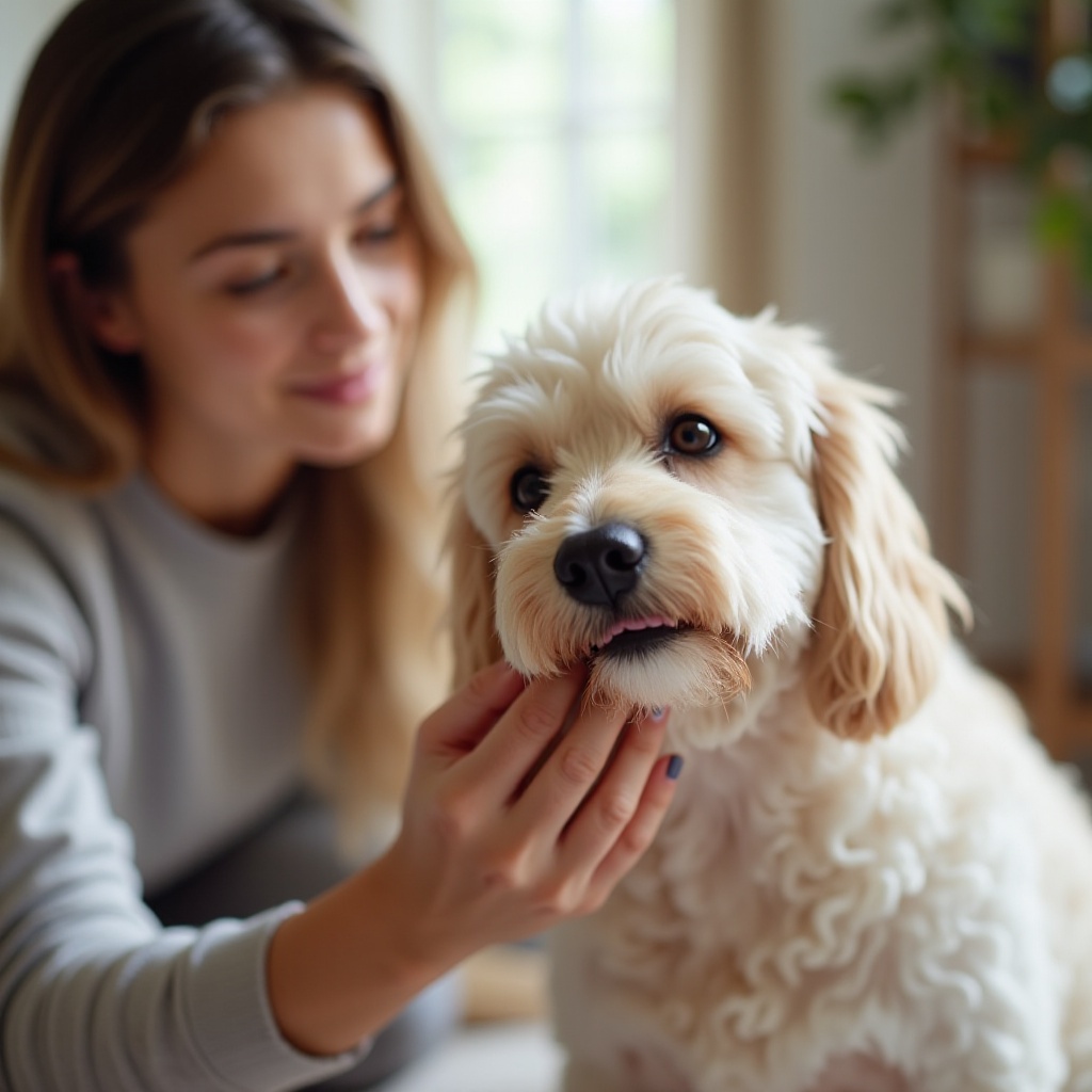 o cão continua a lamber o ânus após a tosa