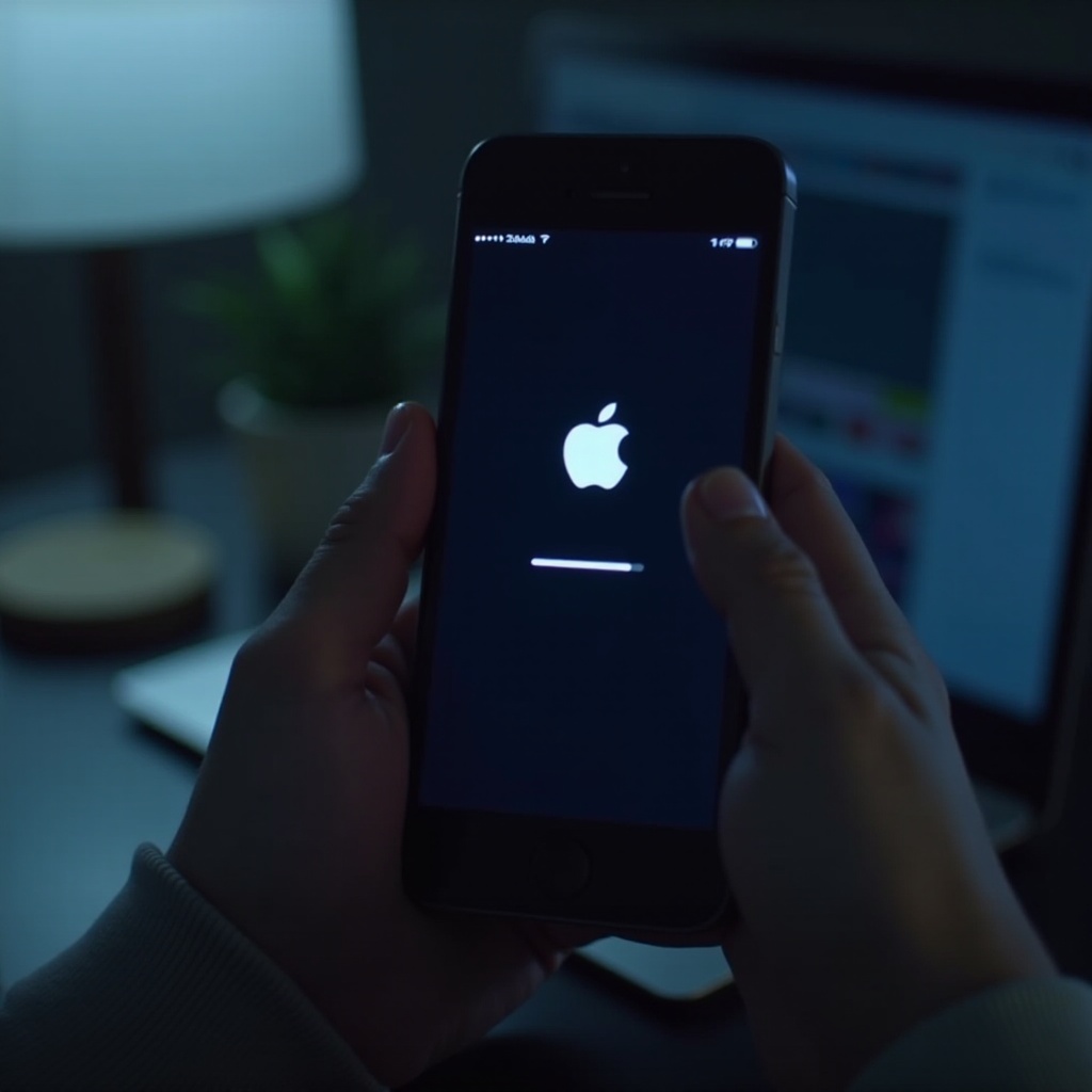 iPhone bloccato sul logo Apple e barra di caricamento