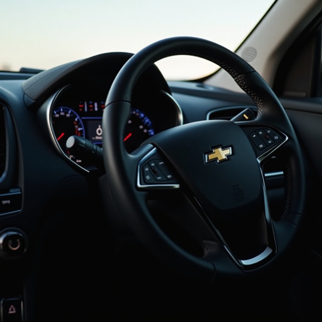 pantalla del tablero de instrumentos del Chevy Equinox