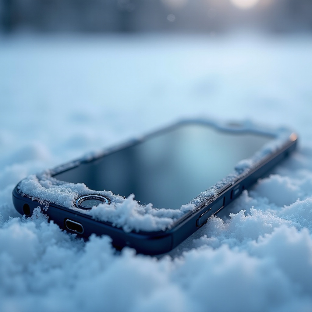 Puhelimesi lämpötila on liian alhainen