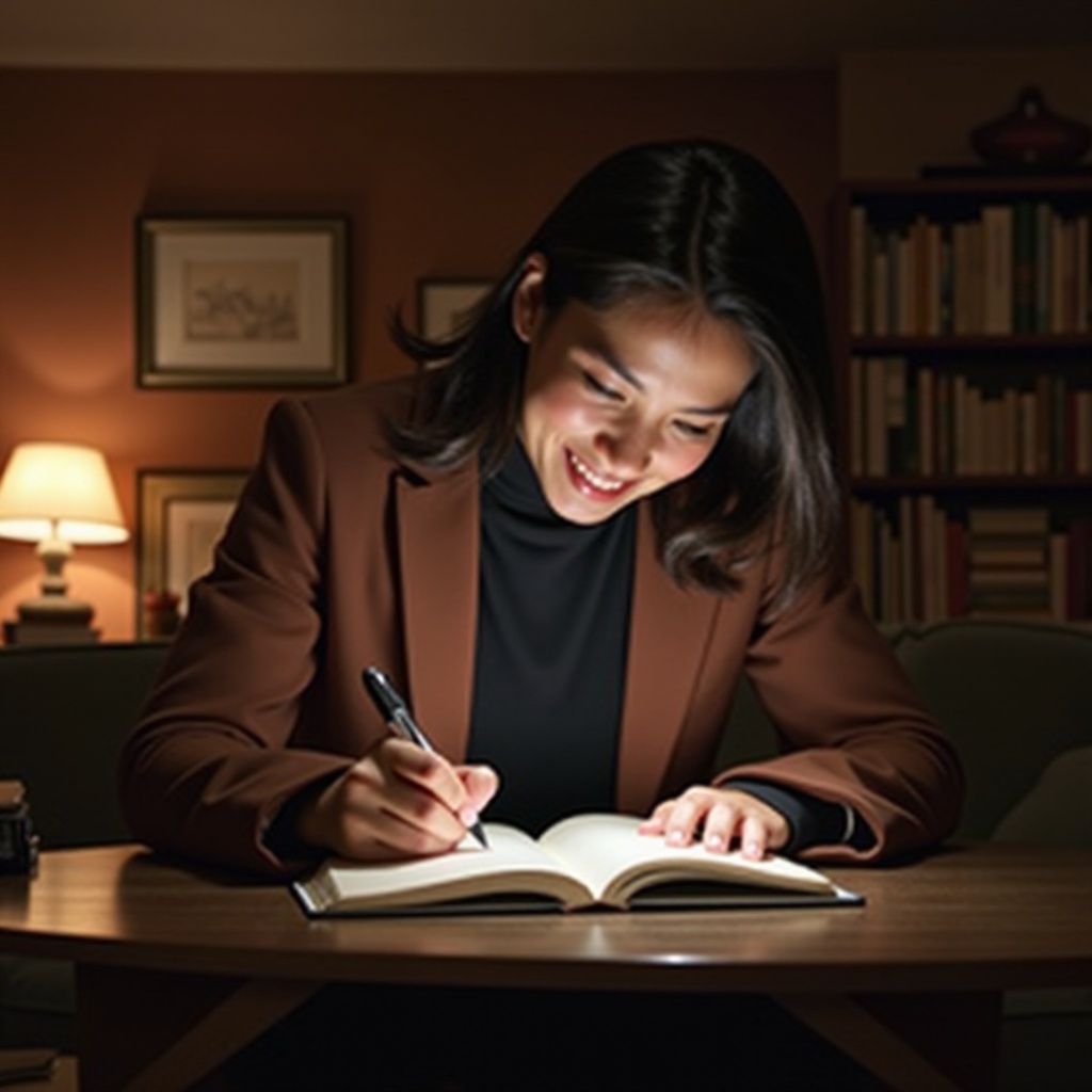 kindle-schrijver op boeken schrijven