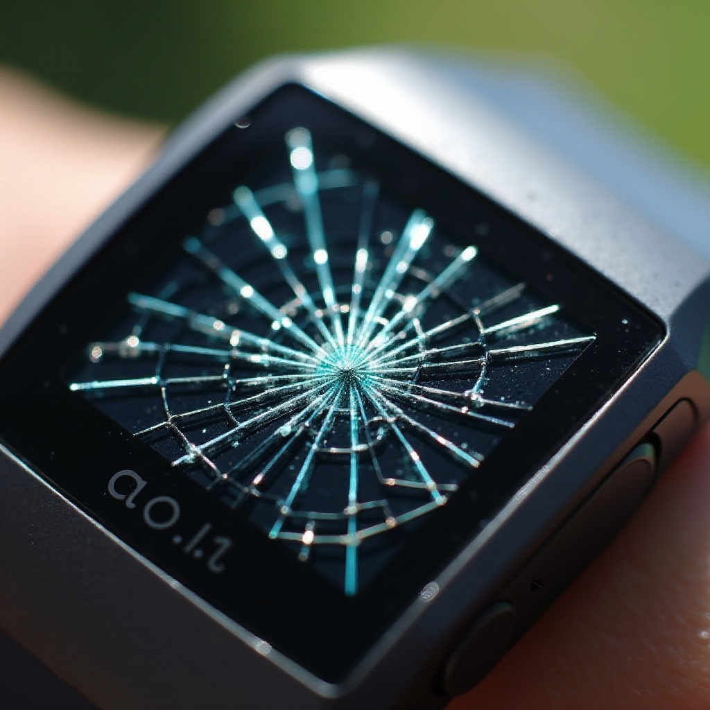 schermo Fitbit rotto